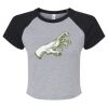 Women's Micro Rib Raglan Baby Tee Thumbnail