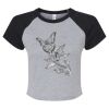 Women's Micro Rib Raglan Baby Tee Thumbnail