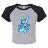 Women's Micro Rib Raglan Baby Tee Thumbnail