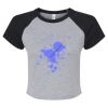 Women's Micro Rib Raglan Baby Tee Thumbnail