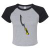 Women's Micro Rib Raglan Baby Tee Thumbnail