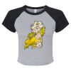 Women's Micro Rib Raglan Baby Tee Thumbnail