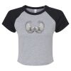 Women's Micro Rib Raglan Baby Tee Thumbnail