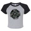 Women's Micro Rib Raglan Baby Tee Thumbnail