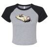 Women's Micro Rib Raglan Baby Tee Thumbnail