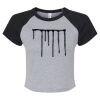 Women's Micro Rib Raglan Baby Tee Thumbnail