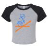 Women's Micro Rib Raglan Baby Tee Thumbnail