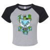 Women's Micro Rib Raglan Baby Tee Thumbnail