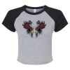 Women's Micro Rib Raglan Baby Tee Thumbnail