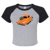 Women's Micro Rib Raglan Baby Tee Thumbnail