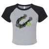 Women's Micro Rib Raglan Baby Tee Thumbnail
