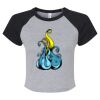 Women's Micro Rib Raglan Baby Tee Thumbnail