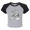 Women's Micro Rib Raglan Baby Tee Thumbnail