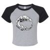Women's Micro Rib Raglan Baby Tee Thumbnail