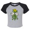 Women's Micro Rib Raglan Baby Tee Thumbnail