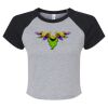Women's Micro Rib Raglan Baby Tee Thumbnail