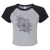 Women's Micro Rib Raglan Baby Tee Thumbnail