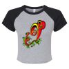 Women's Micro Rib Raglan Baby Tee Thumbnail
