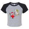 Women's Micro Rib Raglan Baby Tee Thumbnail
