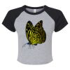 Women's Micro Rib Raglan Baby Tee Thumbnail