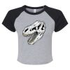 Women's Micro Rib Raglan Baby Tee Thumbnail
