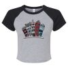 Women's Micro Rib Raglan Baby Tee Thumbnail