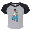 Women's Micro Rib Raglan Baby Tee Thumbnail
