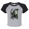 Women's Micro Rib Raglan Baby Tee Thumbnail