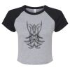 Women's Micro Rib Raglan Baby Tee Thumbnail