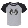 Women's Micro Rib Raglan Baby Tee Thumbnail