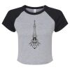 Women's Micro Rib Raglan Baby Tee Thumbnail