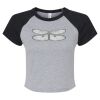 Women's Micro Rib Raglan Baby Tee Thumbnail