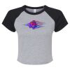 Women's Micro Rib Raglan Baby Tee Thumbnail