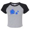 Women's Micro Rib Raglan Baby Tee Thumbnail