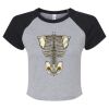 Women's Micro Rib Raglan Baby Tee Thumbnail