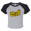 Women's Micro Rib Raglan Baby Tee Thumbnail