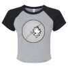 Women's Micro Rib Raglan Baby Tee Thumbnail