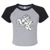 Women's Micro Rib Raglan Baby Tee Thumbnail