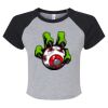 Women's Micro Rib Raglan Baby Tee Thumbnail