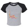 Women's Micro Rib Raglan Baby Tee Thumbnail