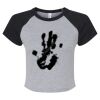 Women's Micro Rib Raglan Baby Tee Thumbnail