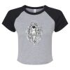 Women's Micro Rib Raglan Baby Tee Thumbnail