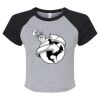 Women's Micro Rib Raglan Baby Tee Thumbnail