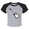 Women's Micro Rib Raglan Baby Tee Thumbnail