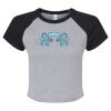 Women's Micro Rib Raglan Baby Tee Thumbnail