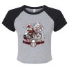 Women's Micro Rib Raglan Baby Tee Thumbnail