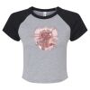 Women's Micro Rib Raglan Baby Tee Thumbnail