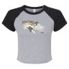 Women's Micro Rib Raglan Baby Tee Thumbnail
