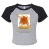 Women's Micro Rib Raglan Baby Tee Thumbnail