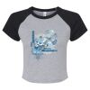 Women's Micro Rib Raglan Baby Tee Thumbnail